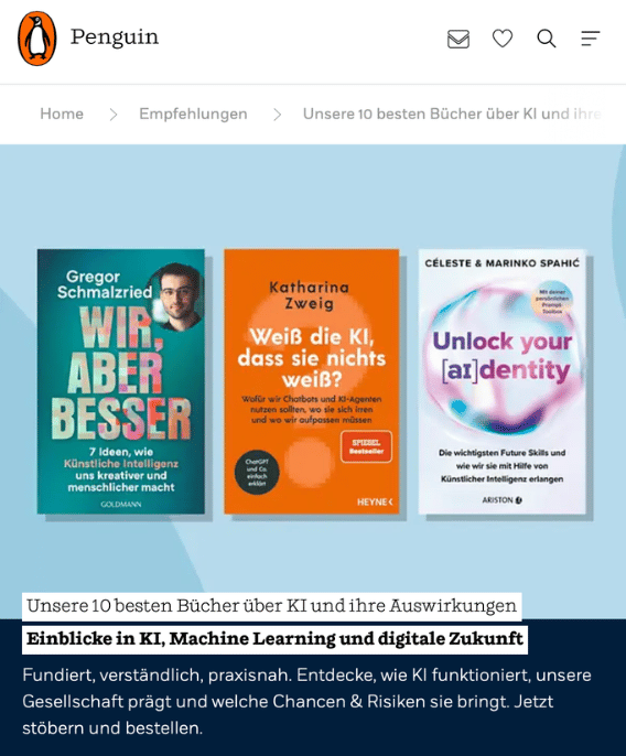 Unlock your [aɪ]dentity von Céleste und Marinko Spahić auf Platz 2 der besten Bücher über KI