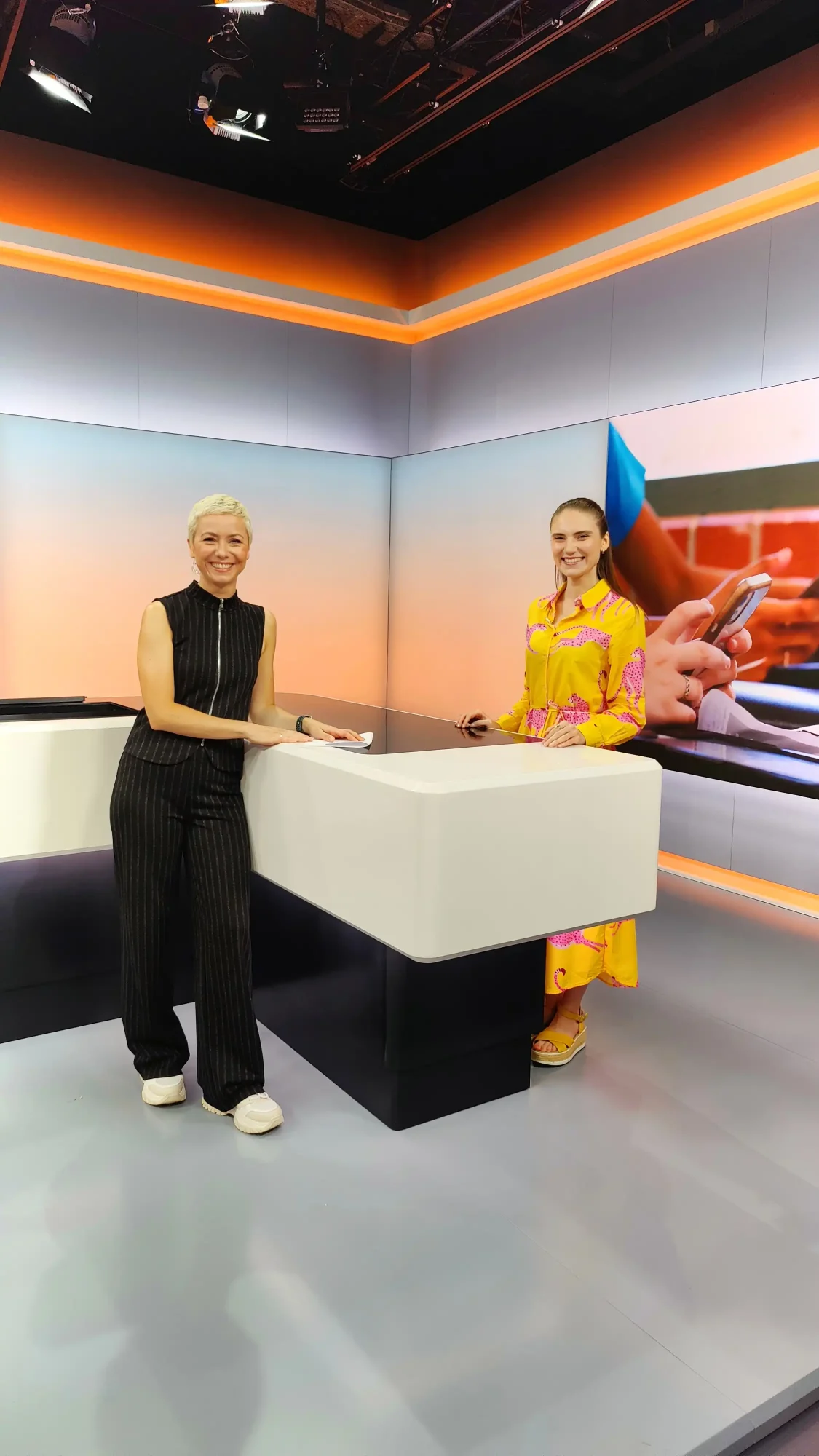 Céleste Spahić im Studio von Deutschland am Morgen (RTL/ntv) am 29. September 2026